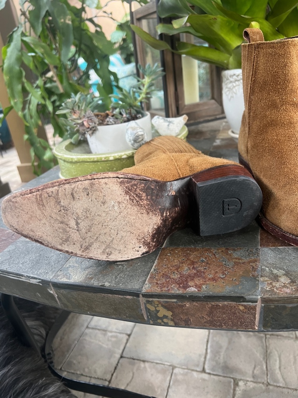 Tecovas Piper suede bootie 8 / 8.5 - Picture 6 of 10